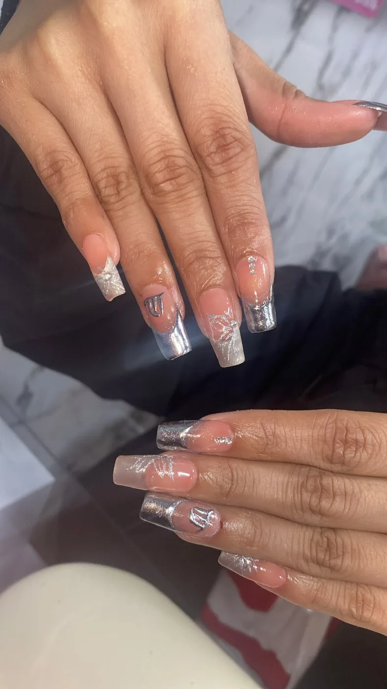 Soft gel: Cristal con detalles